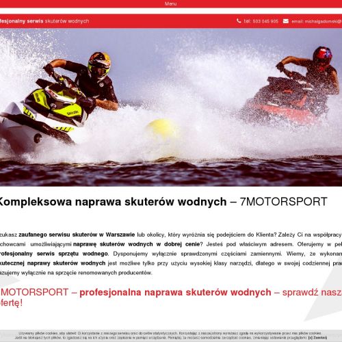 Serwis skuterów wodnych sea-doo