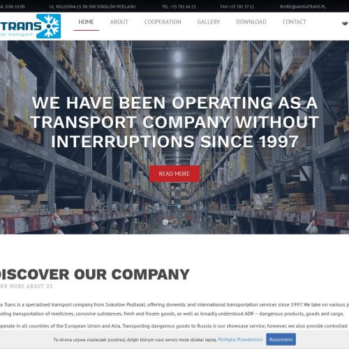 Transport towarów świeżych - Sokołów Podlaski