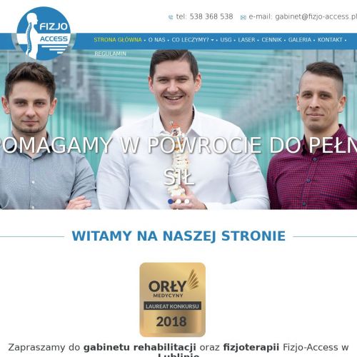 Masaż kręgosłupa w Lublinie