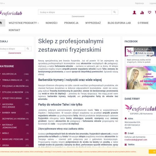 Suszarka fryzjerska sklep