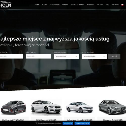 Wynajem samochodów dla firm - Warszawa