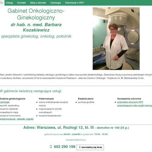 Warszawa - histeroskopia mazowieckie