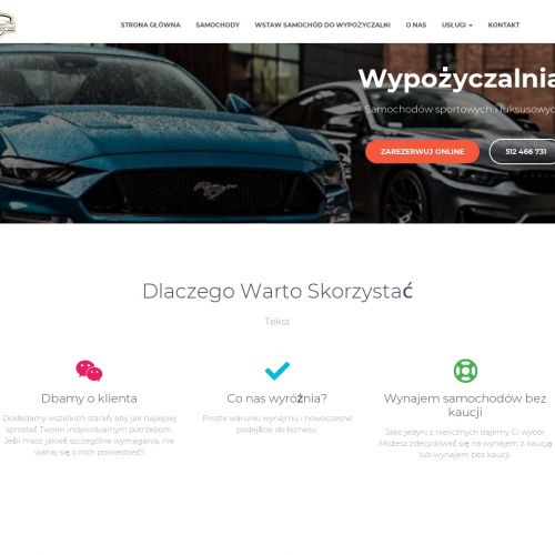 Wynajem samochodów luksusowych bez kaucji łódź