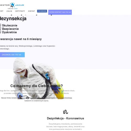 Dezynfekcja łódź w Koninie