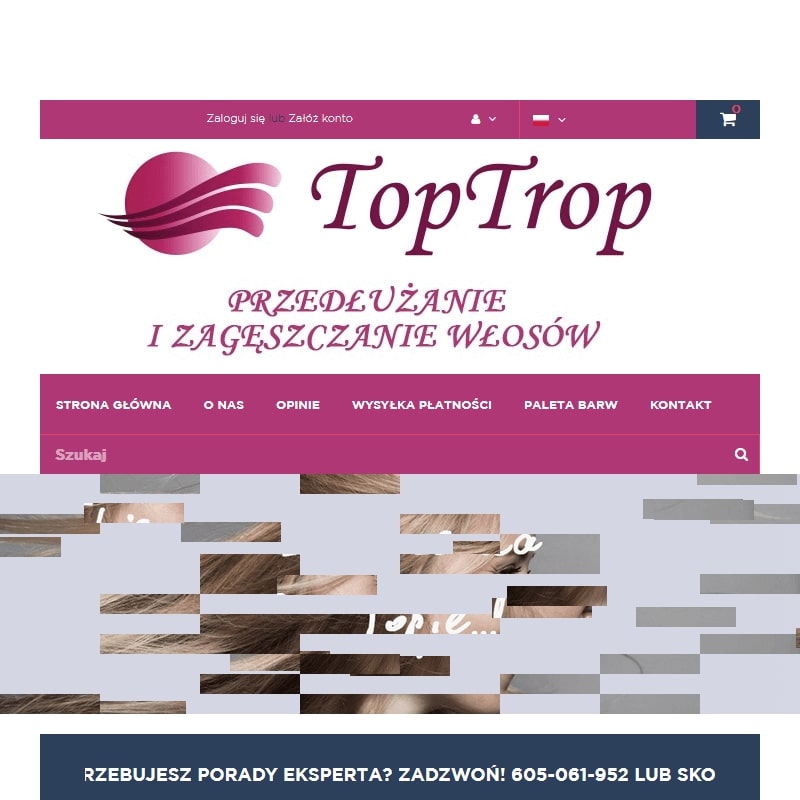 Dopinka do włosów kucyk - Poznań