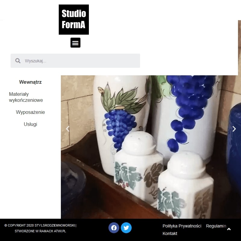 Styl śródziemnomorski taras