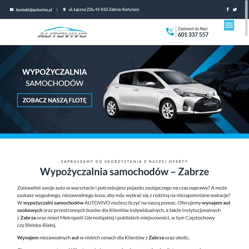 Najtańsza wypożyczalnia samochodów Katowice