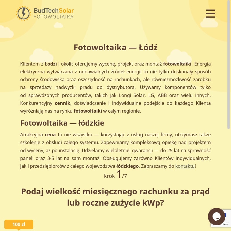 Łódź - fotowoltaika dofinansowanie łódzkie