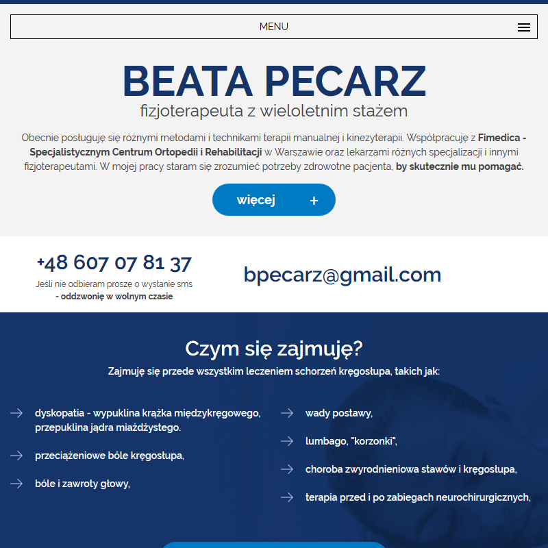 Fizjoterapia manualna Warszawa