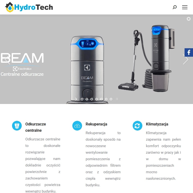 Odkurzacz centralny beam