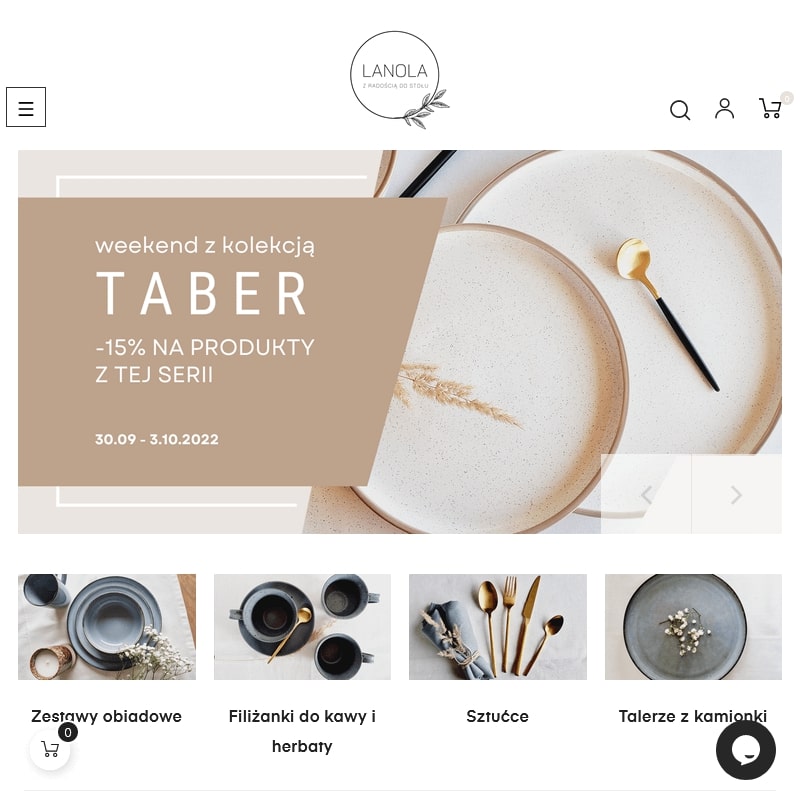 Kamionkowa zastawa stołowa