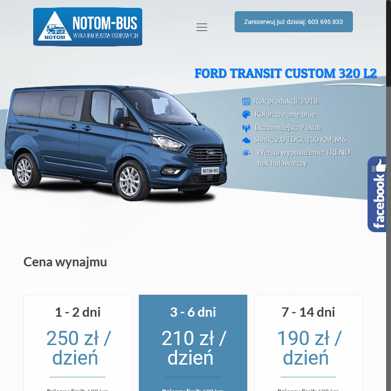 Wypożyczalnia vanów w Krotoszynie