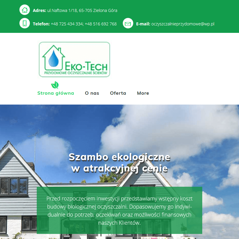 Montaż przydomowej oczyszczalni ścieków