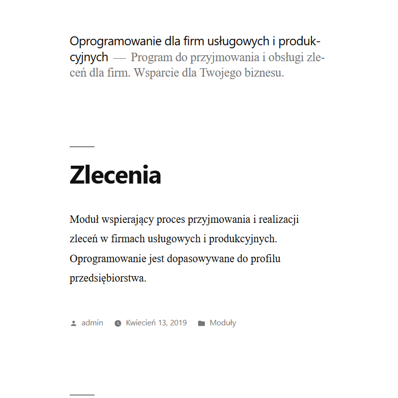 Rozszerzenie do składania zleceń