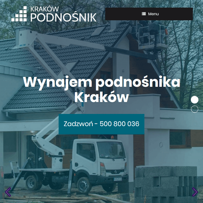 Podnośnik koszowy w Krakowie