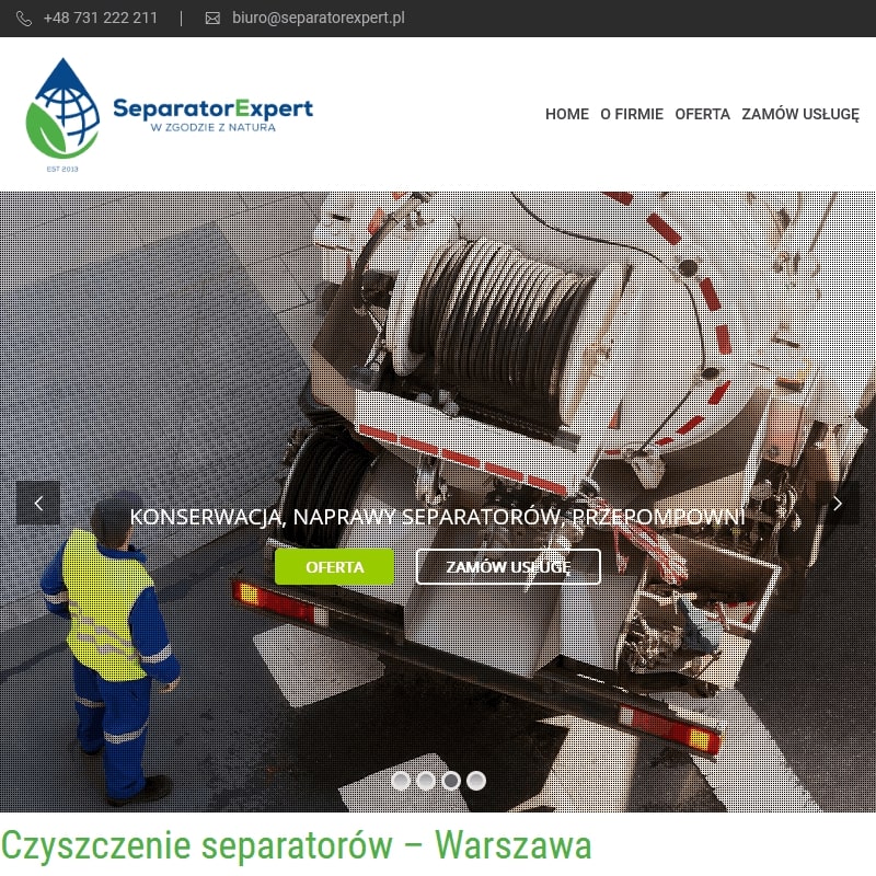 Czyszczenie separatorów konstancin