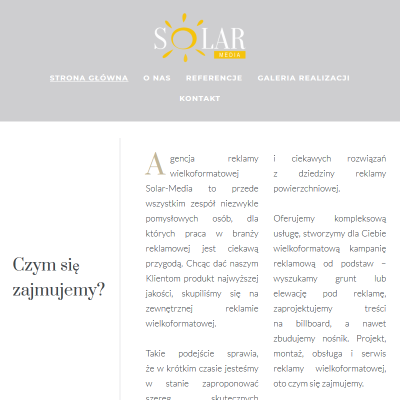 Montaż reklamy wielkoformatowej