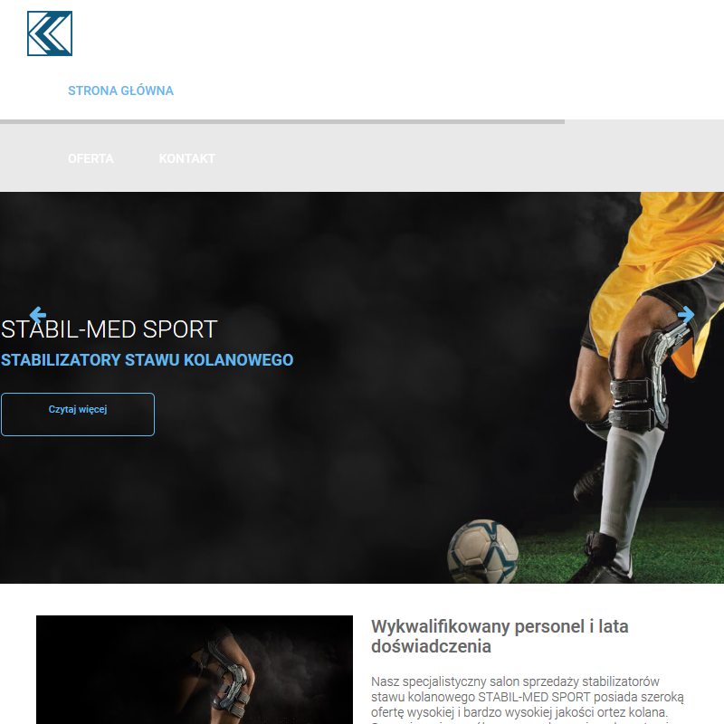 Poznań - sportowe stabilizatory kolana